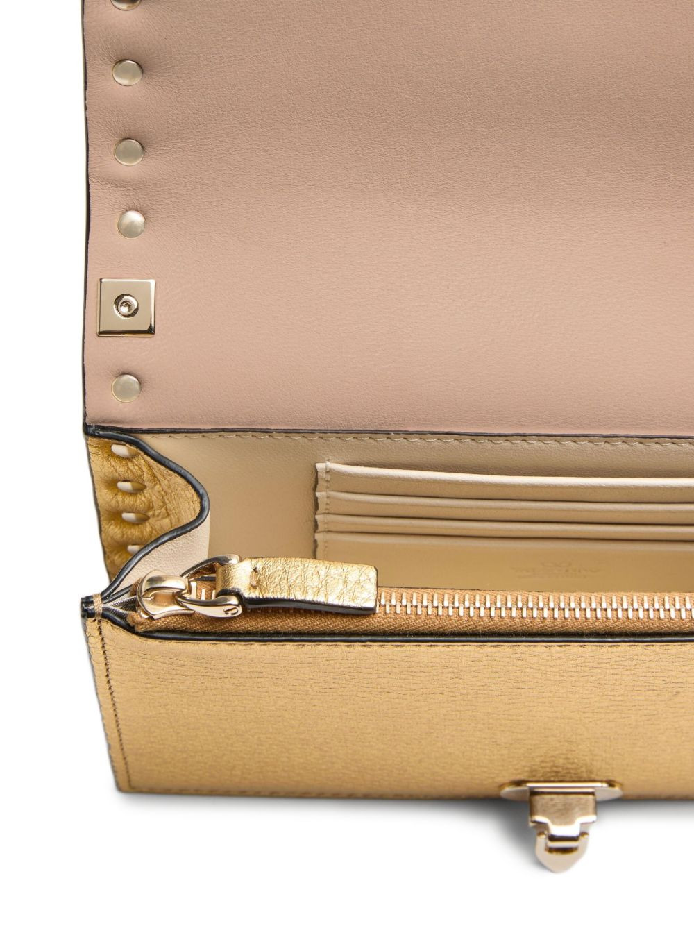 Rockstud leather mini bag - 7