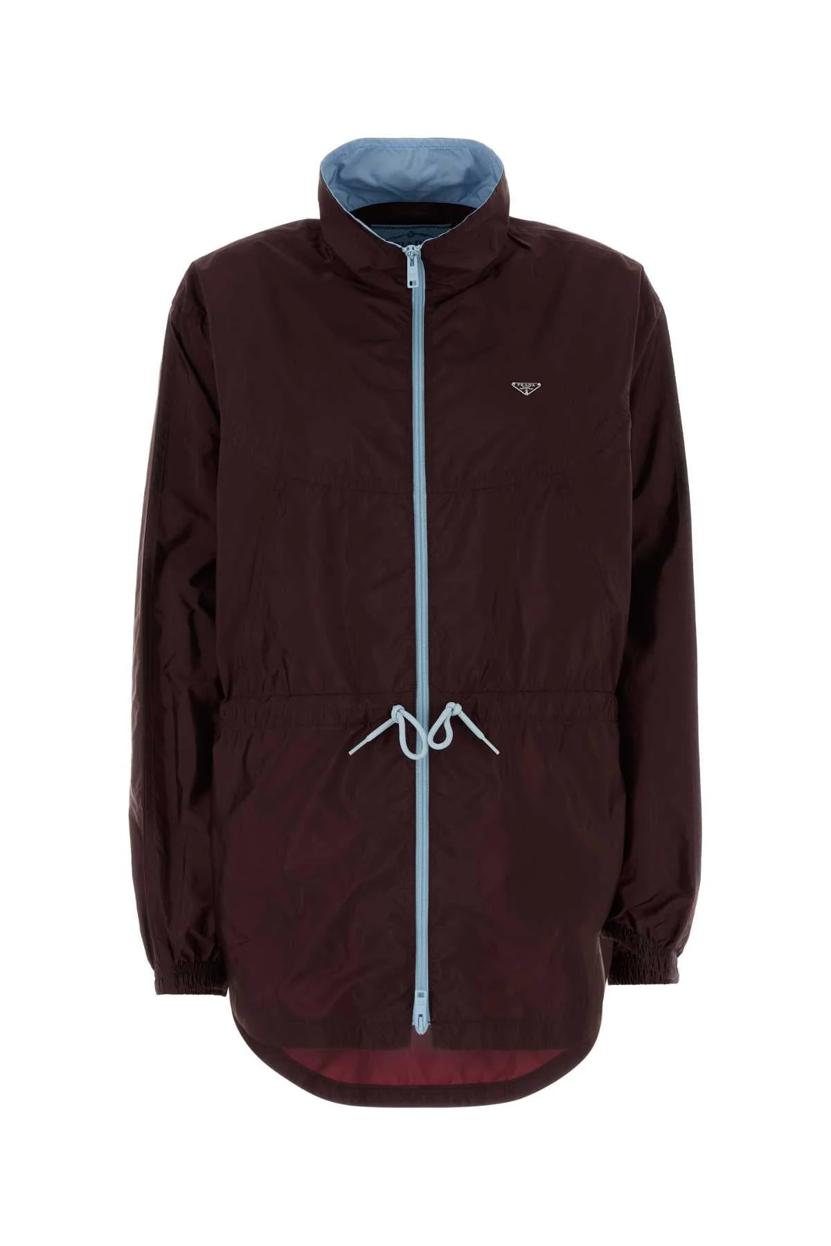Prada Women Burgundy Re-Nylon Windbreaker - 1