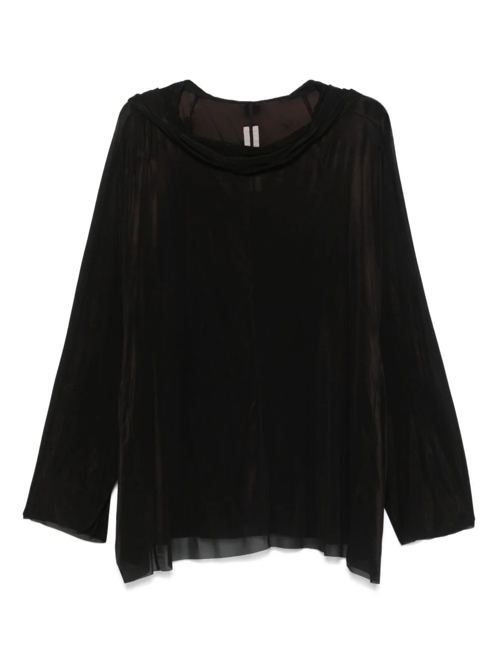 Rick Owens Women Wool Blend Belted Hoodie - 1