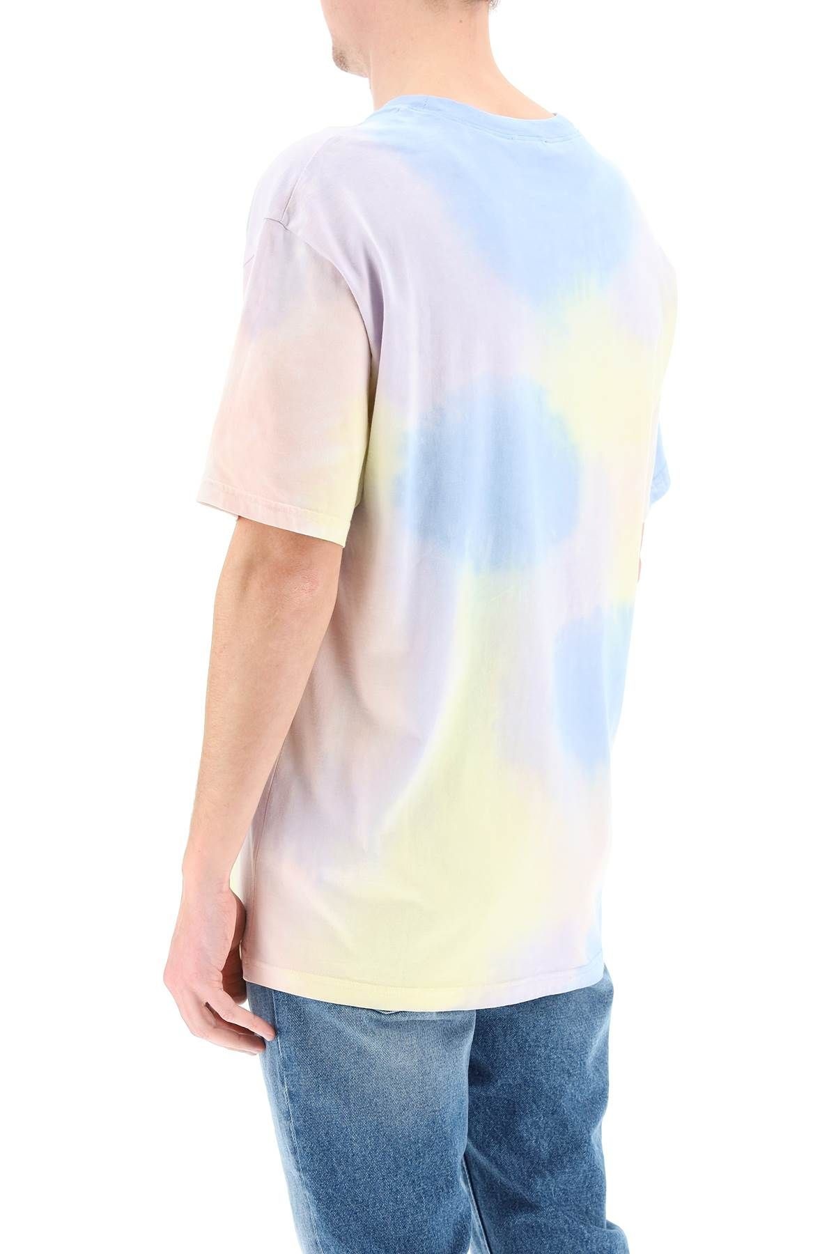 ADRIEN TIE-DYE T-SHIRT WITH LOGO - 4