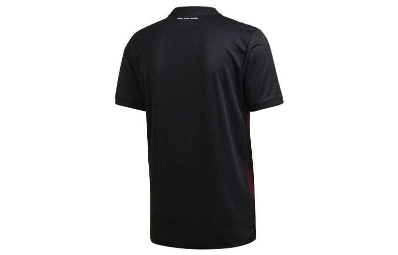 adidas adidas Soccer/Football Sports Jersey Short Sleeve Bayern Munich Away Fan Edition Couple Style Black  outlook