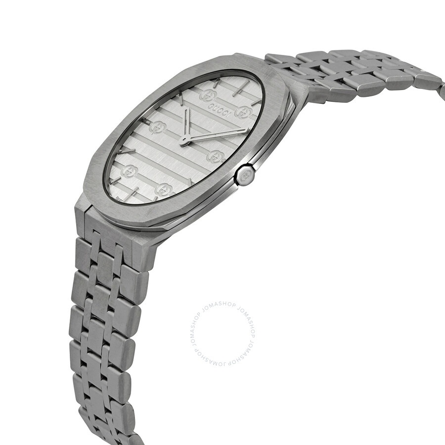 Gucci 25H Quartz Silver Dial Ladies Watch YA163402 - 2