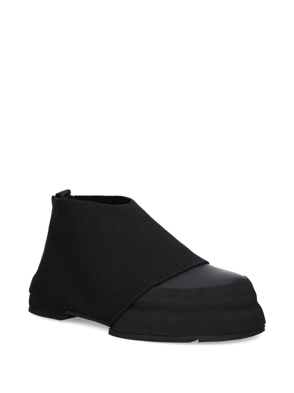zip-detail knitted boots - 5