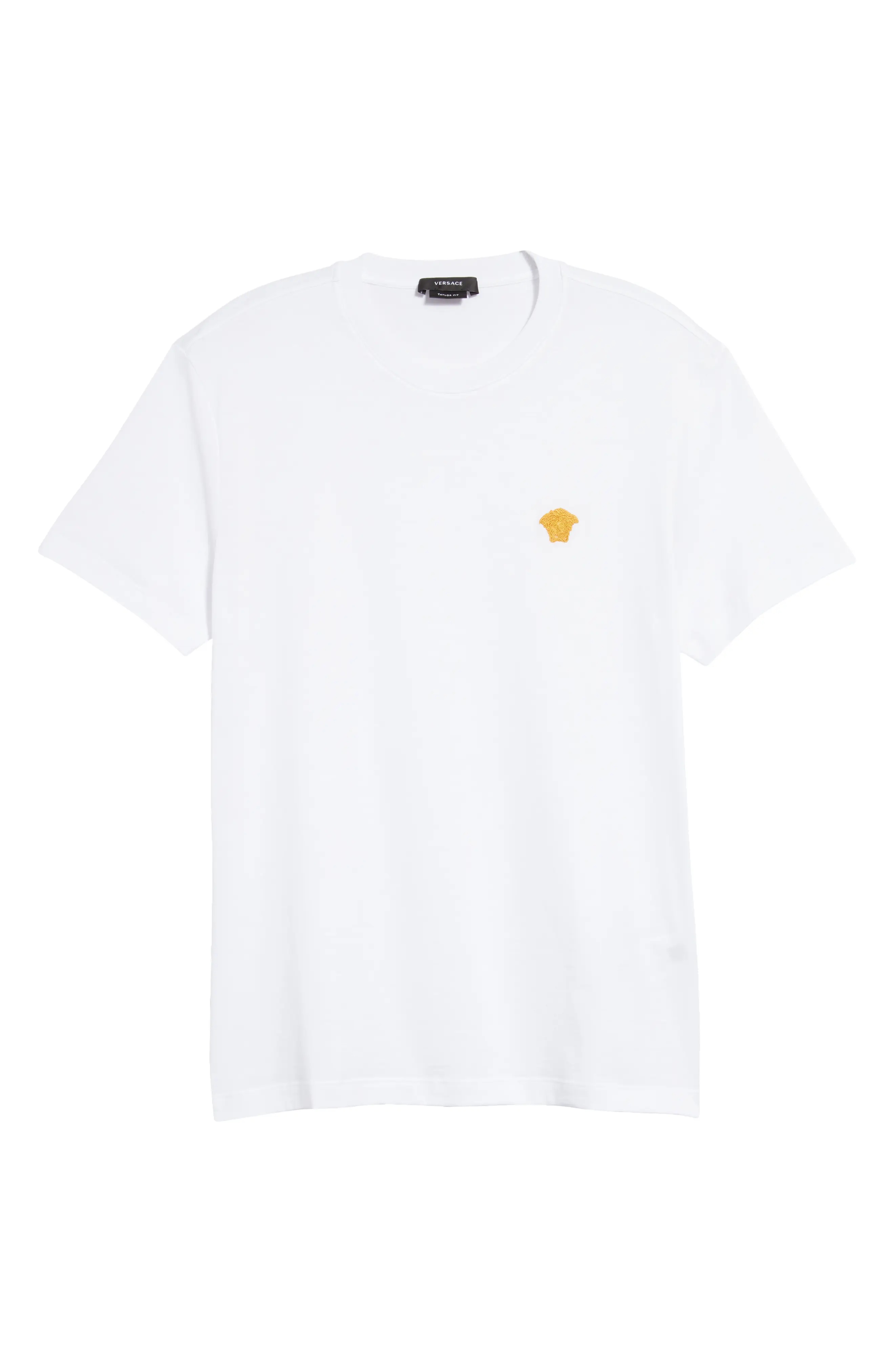 Embroidered Medusa Cotton T-Shirt - 5