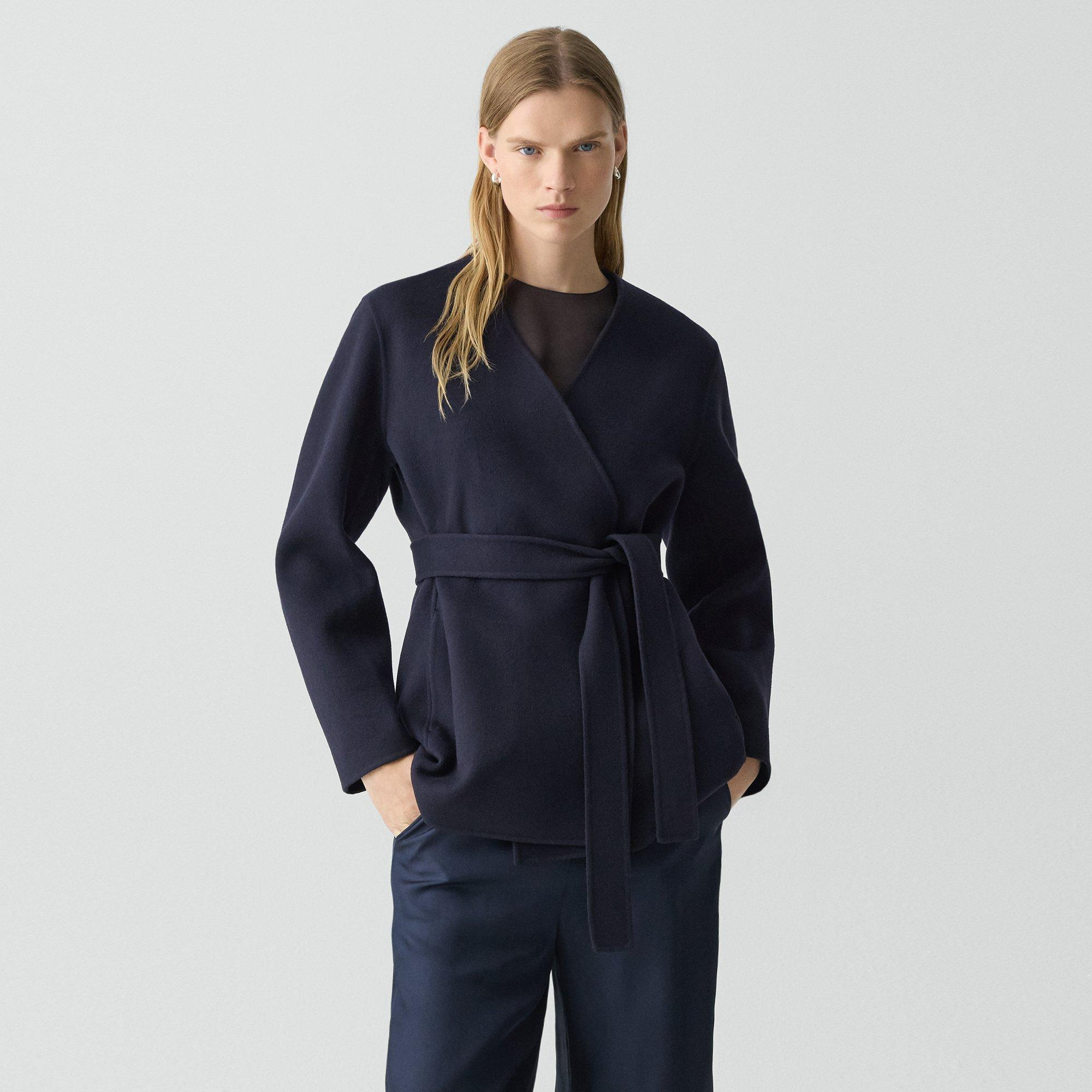 Cardigan Jacket in Double-Face Wool-Cashmere - 2