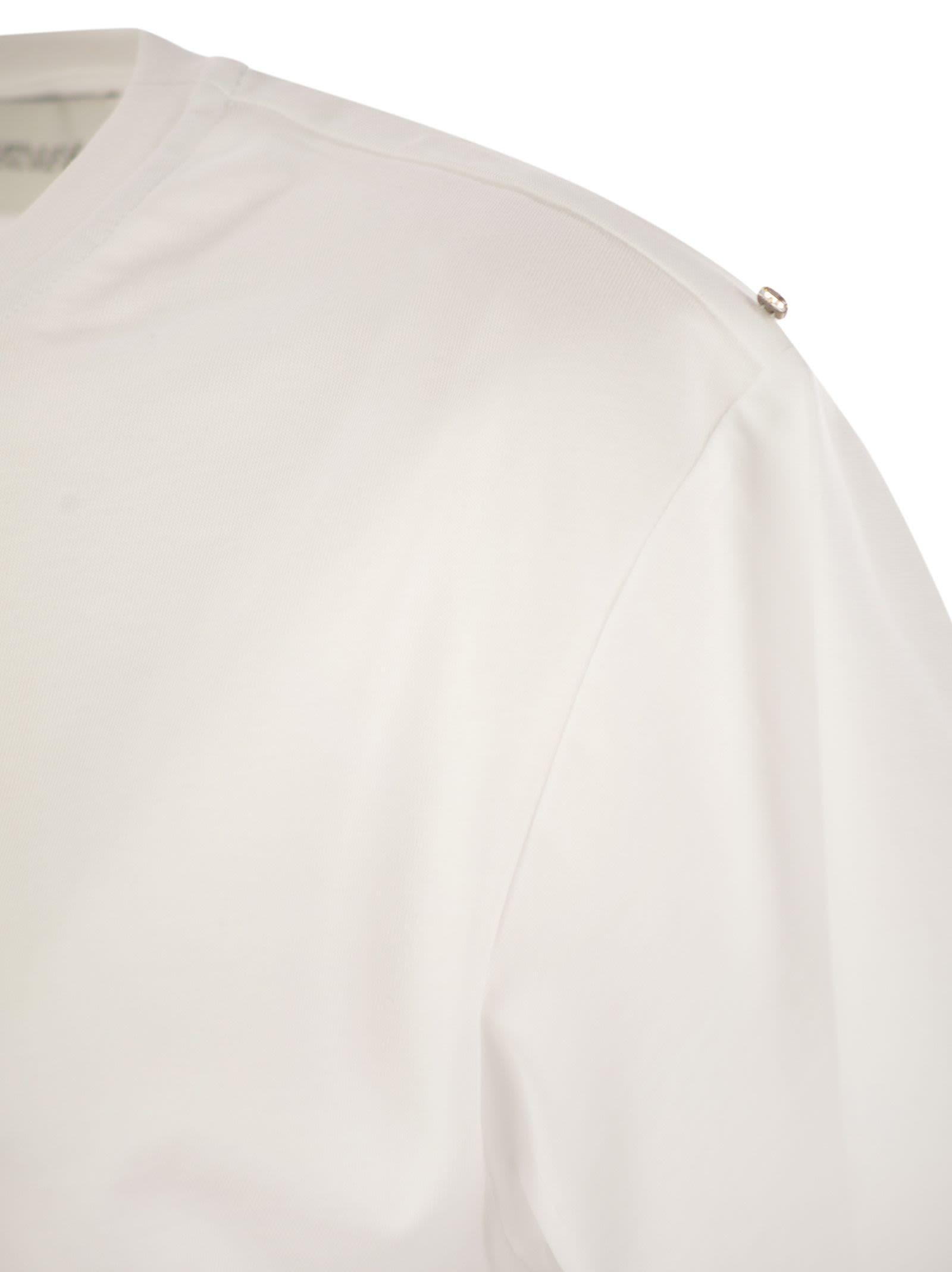 Sportmax Women Kabul - T-Shirt Boxy In Cotone - 4