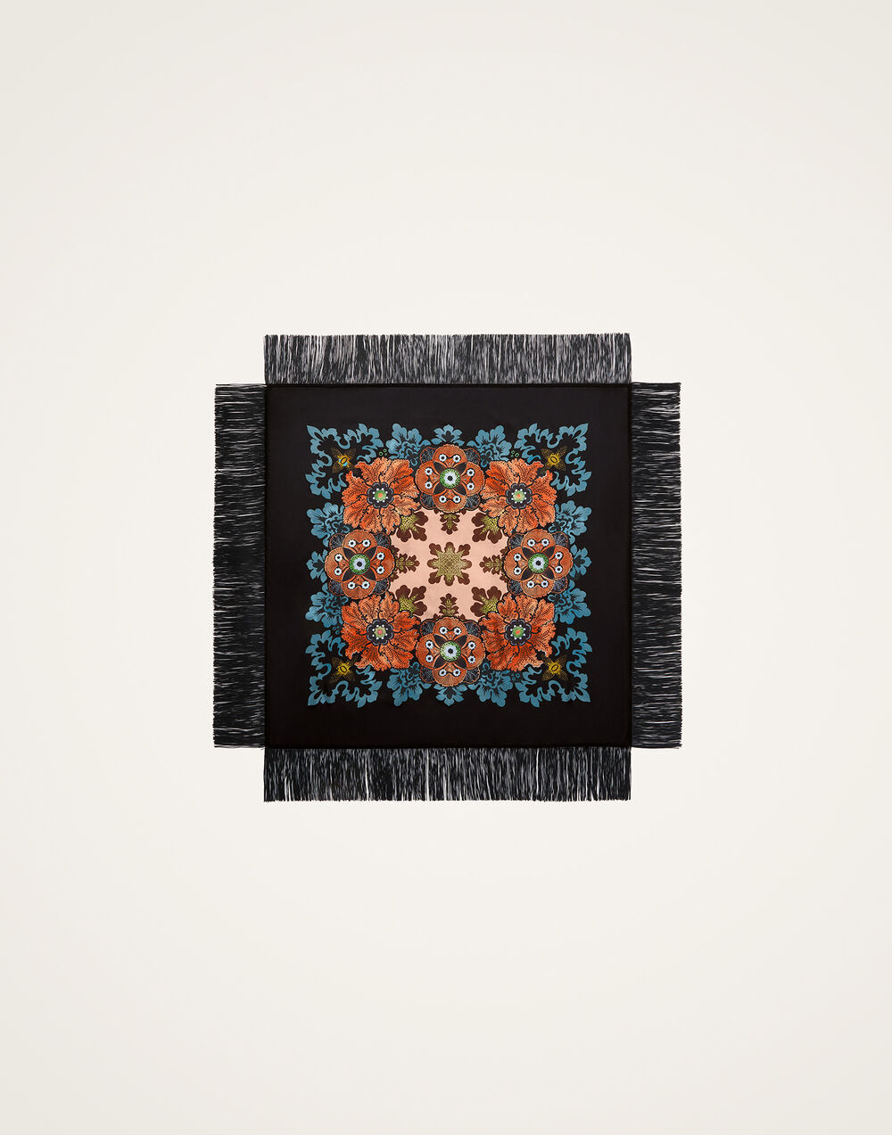Reversible Fringe Carré Scarf - 6