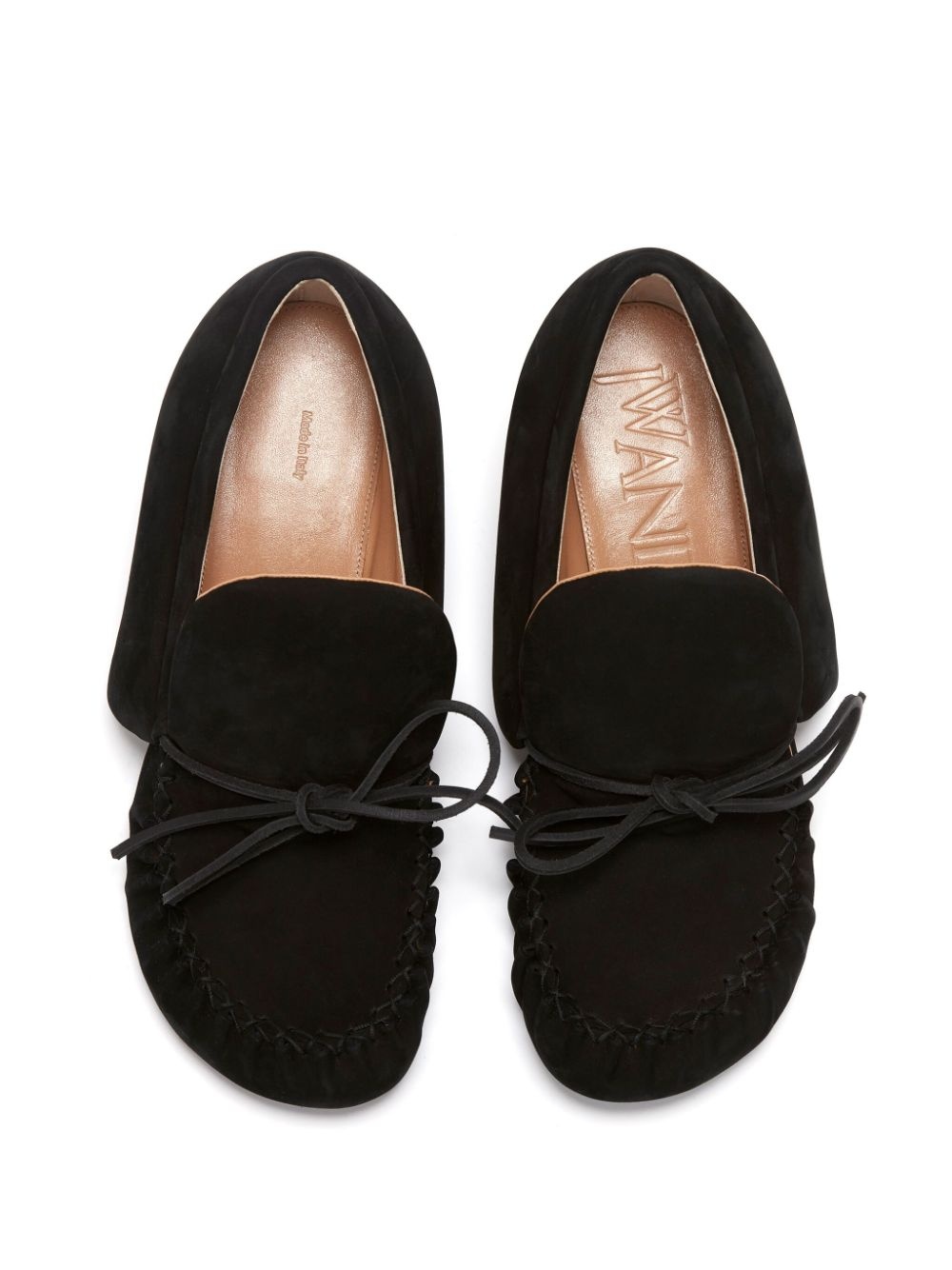 bow-detail kitten-heel moccasins - 4