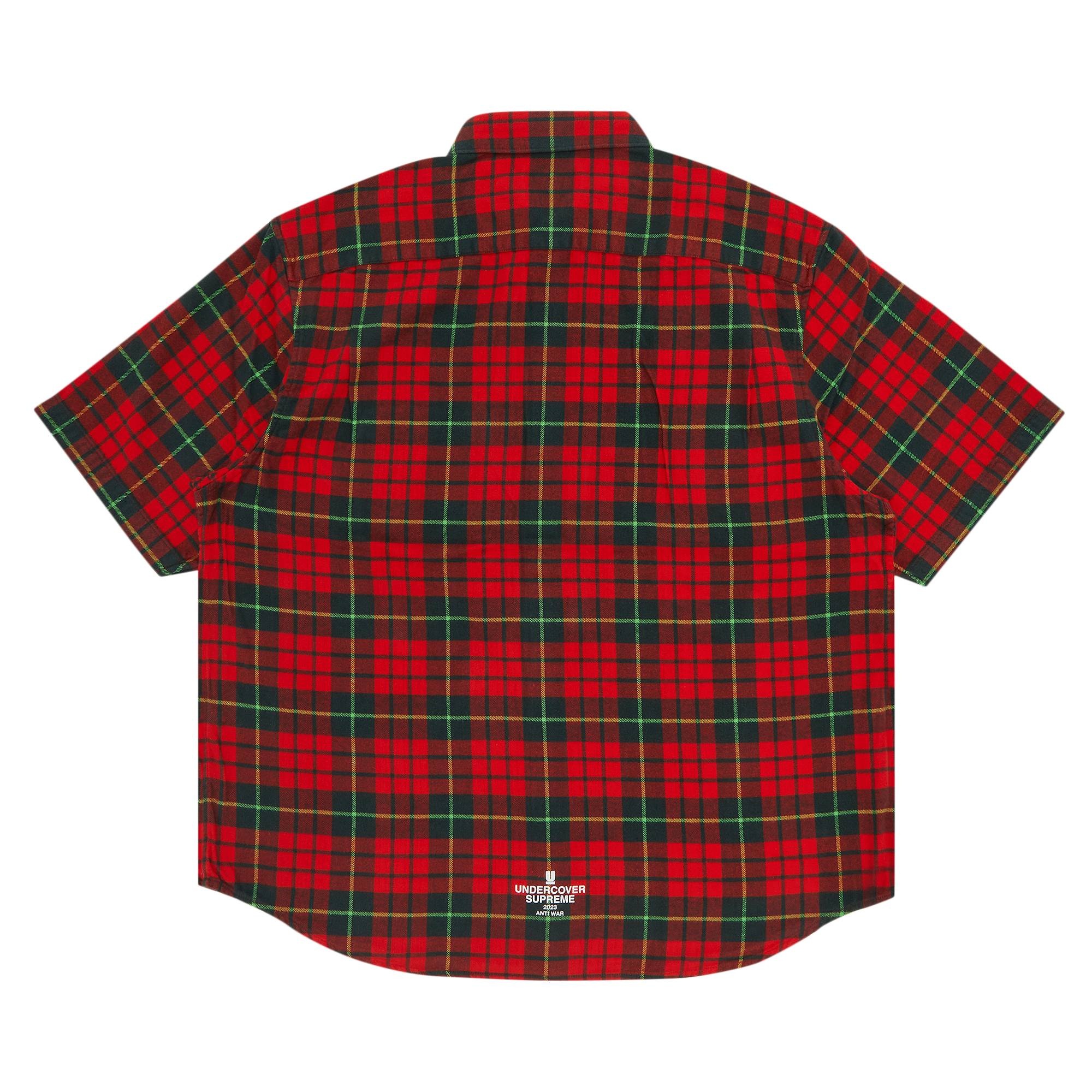 Supreme x UNDERCOVER Short-Sleeve Flannel Shirt 'Red Plaid' - 2