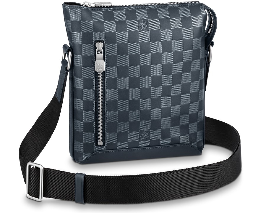 Black Louis Vuitton Damier Infini Discovery Messenger Crossbody Bag