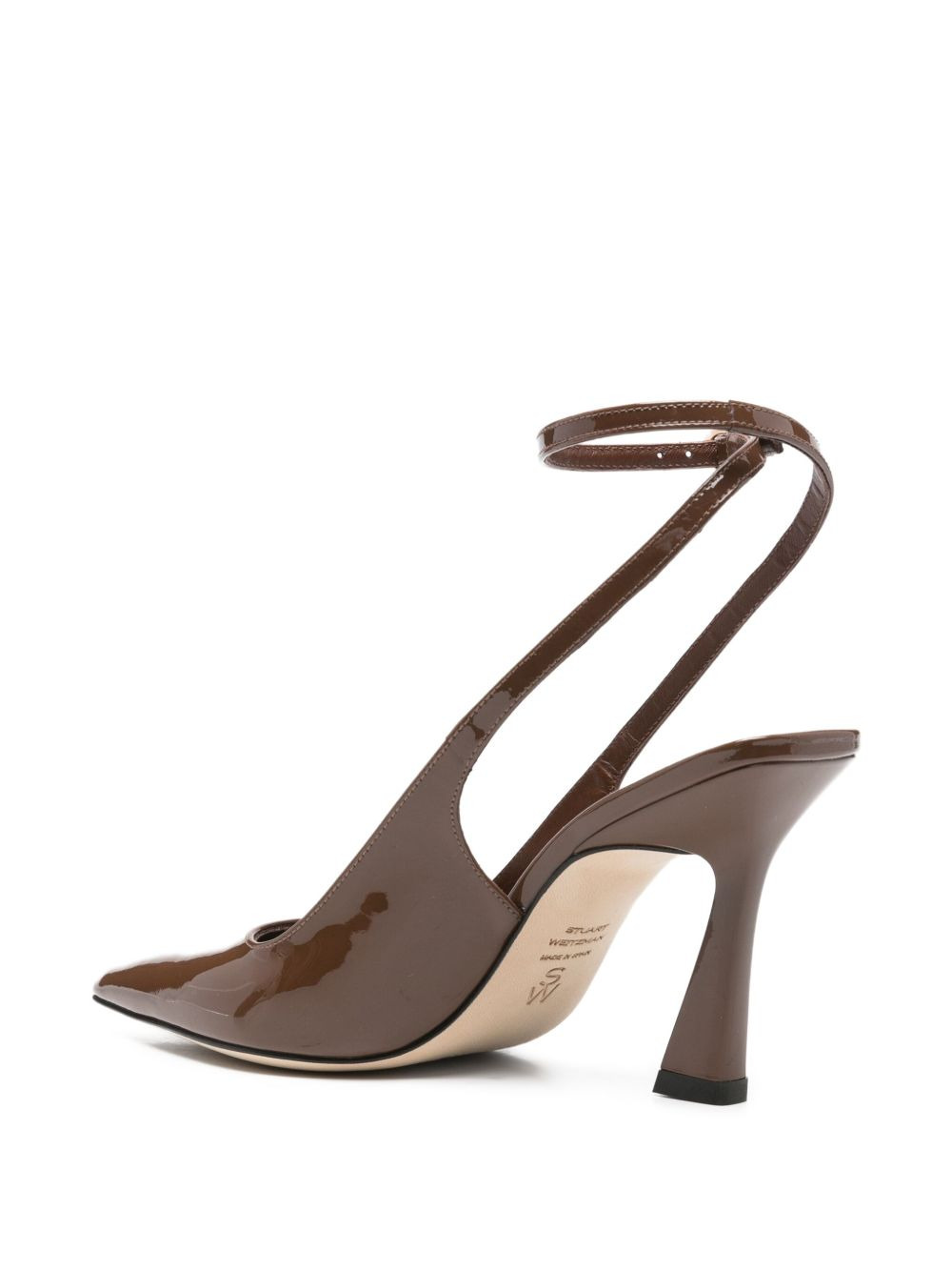 patent-leather ankle-strap pumps - 3