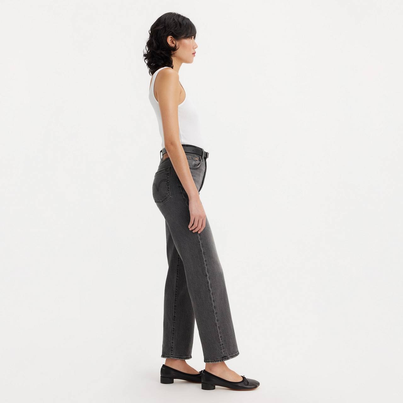 RIBCAGE STRAIGHT ANKLE WOMEN'S JEANS - 6