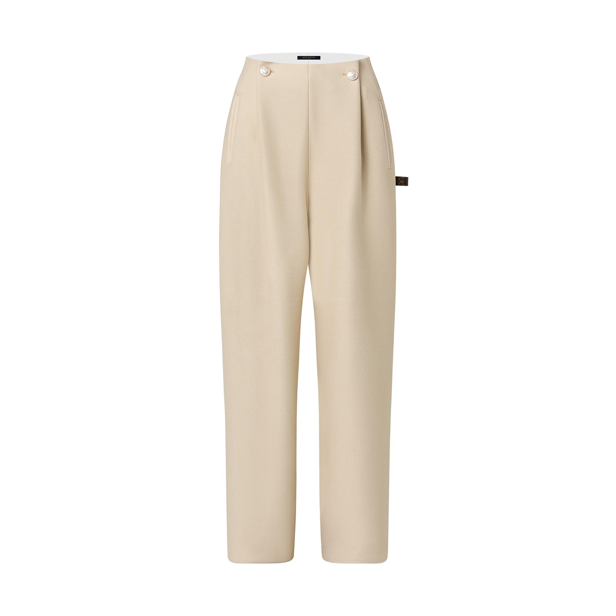 Piqué Interlock Dart Pants - 1