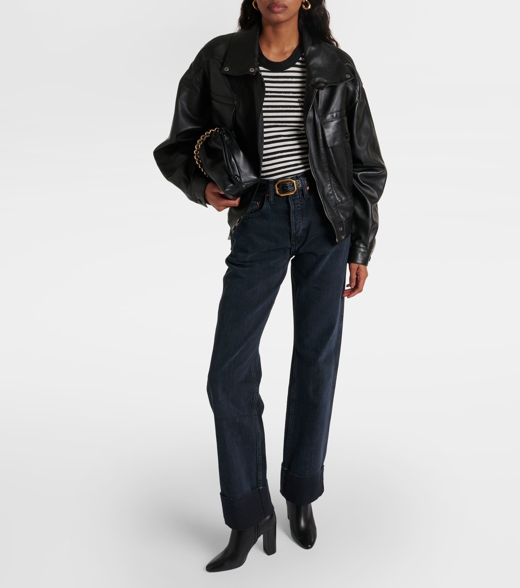 High-rise straight jeans - 2