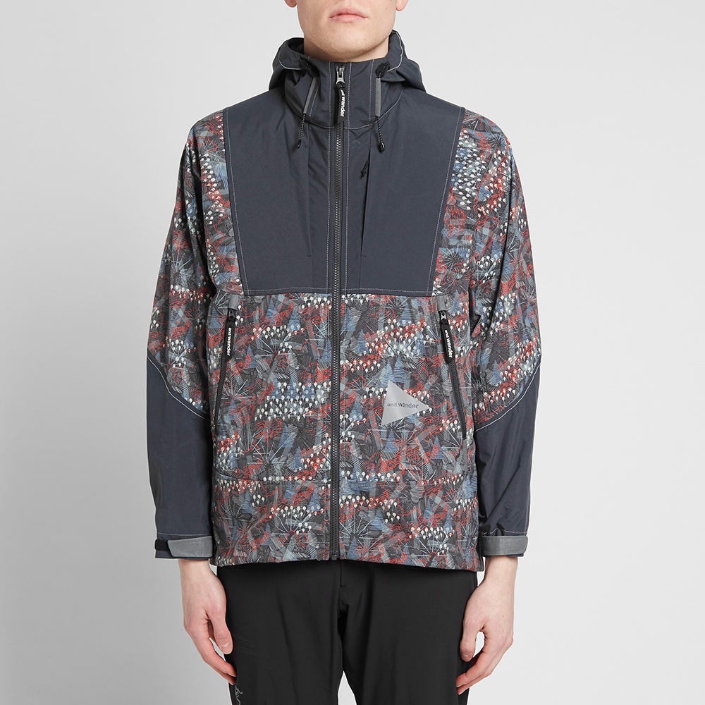 And Wander Printed Stretch Jacket - 4