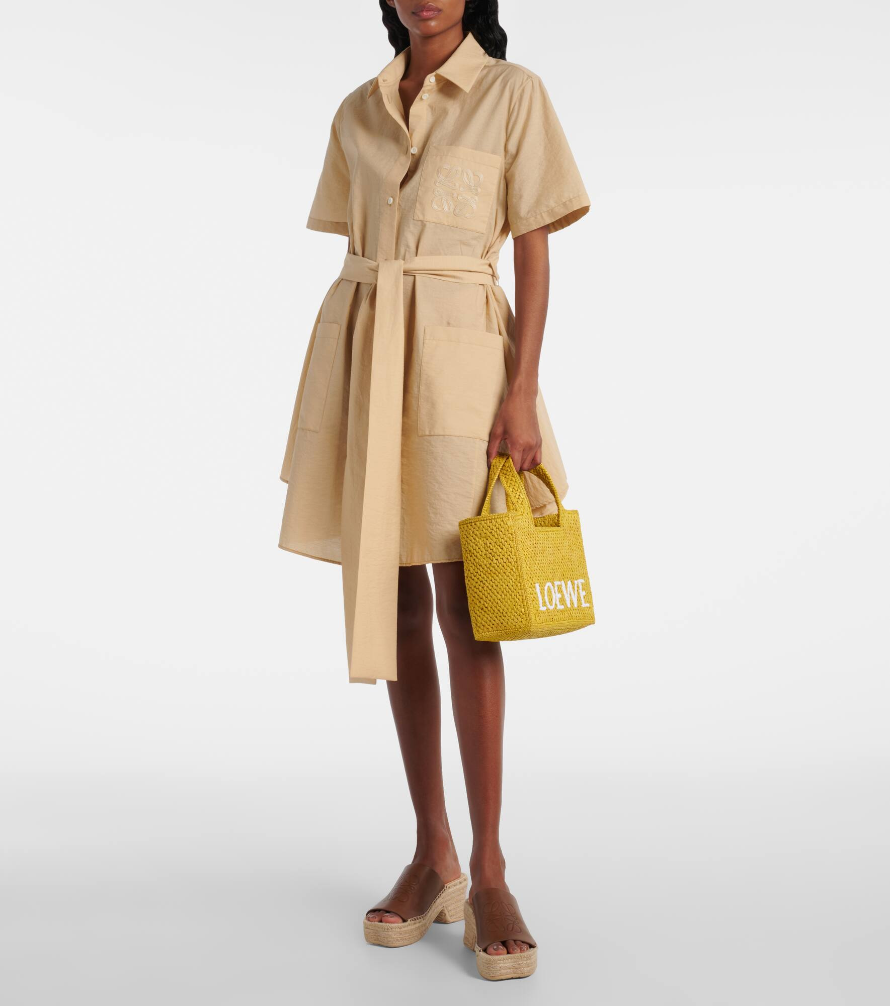 Paula's Ibiza Loewe Font Small tote bag - 5
