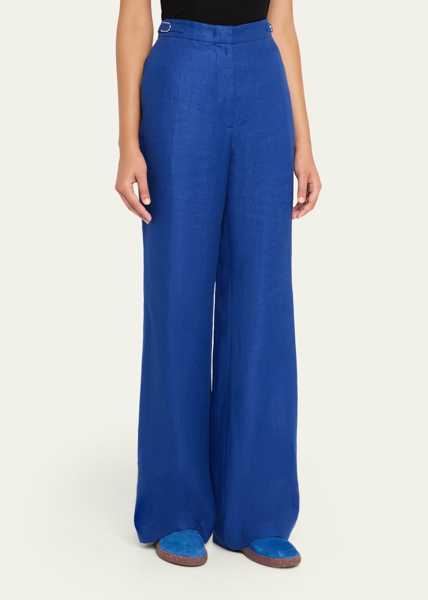 Vesta Wide-Leg Linen Pants - 4