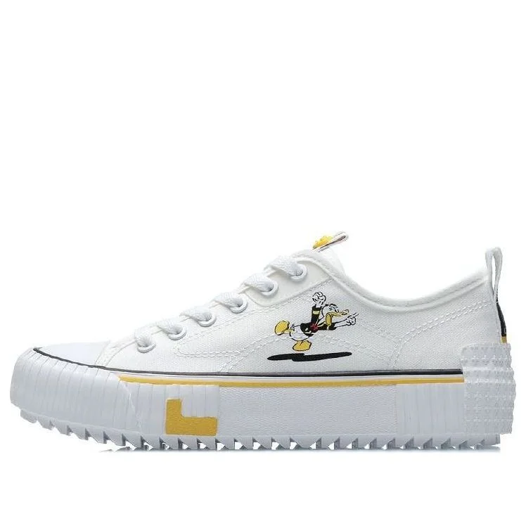 (WMNS) Li-Ning x Disney Skate Shoes 'White Black' AGCR178-3 - 1