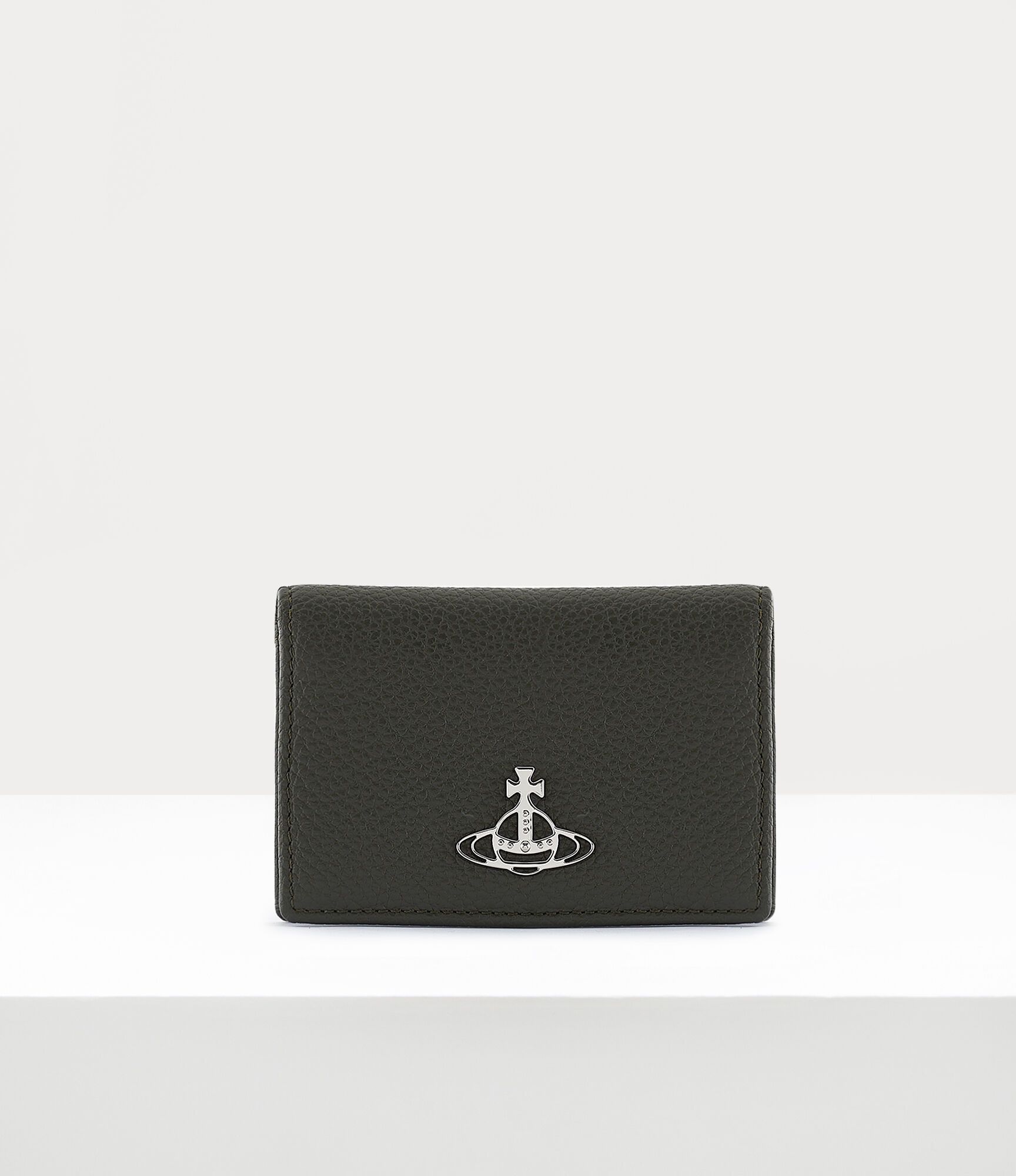 GRAIN LEATHER CARD HOLDER - 1
