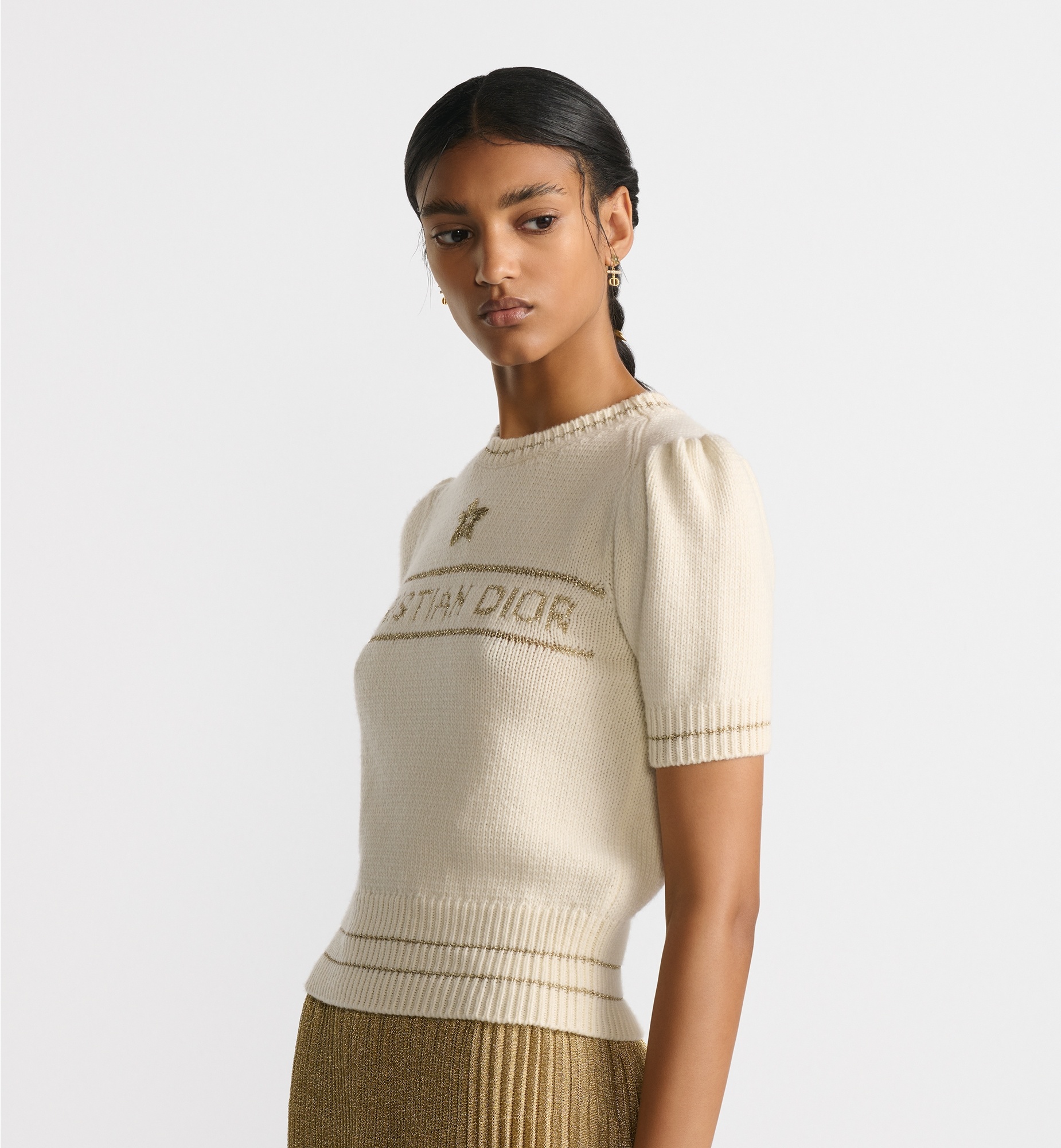 Short-Sleeved Sweater - 2