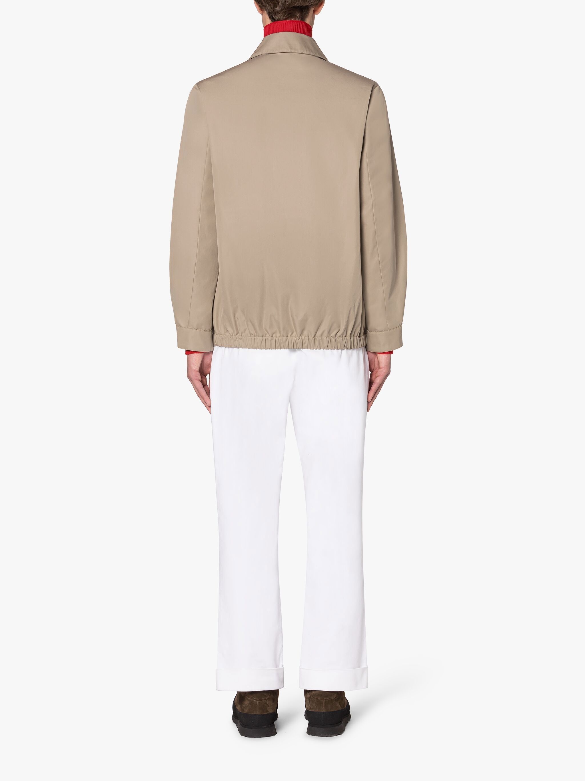 EMMANUEL SAND GABARDINE COTTON JACKET - 3