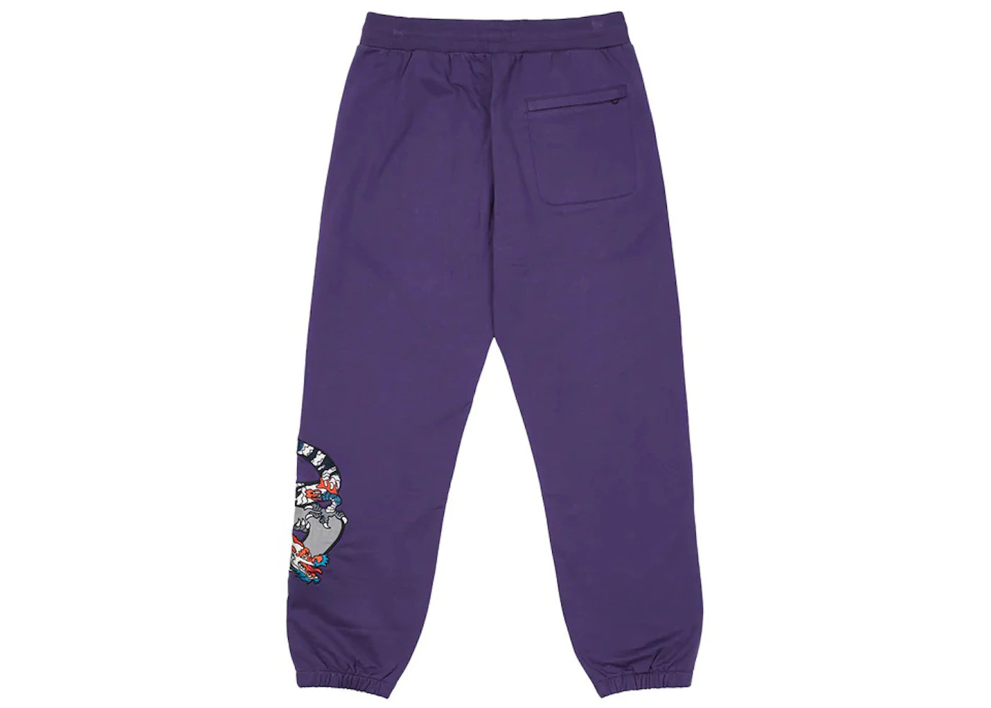 Palace Dragon Sweatpants Purple - 3