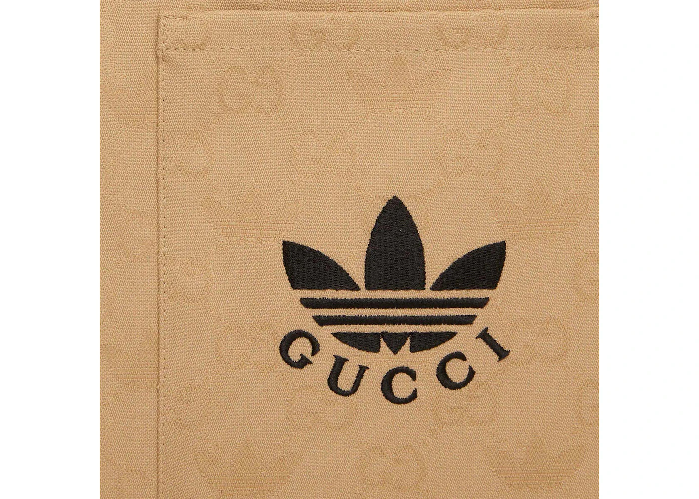 Gucci x adidas Trefoil Jacquard Shirt Beige - 2