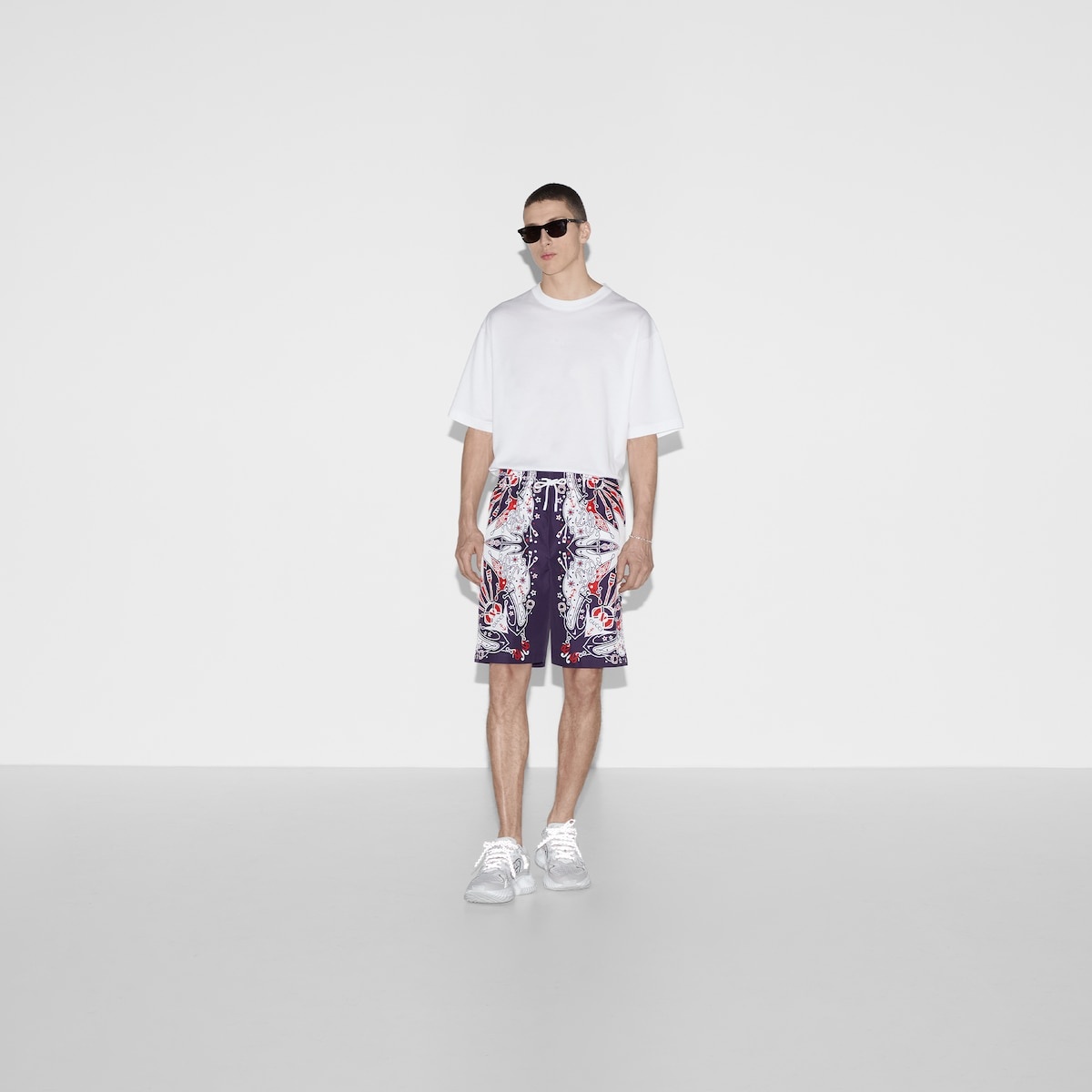 Gucci bandana print swim short - 2