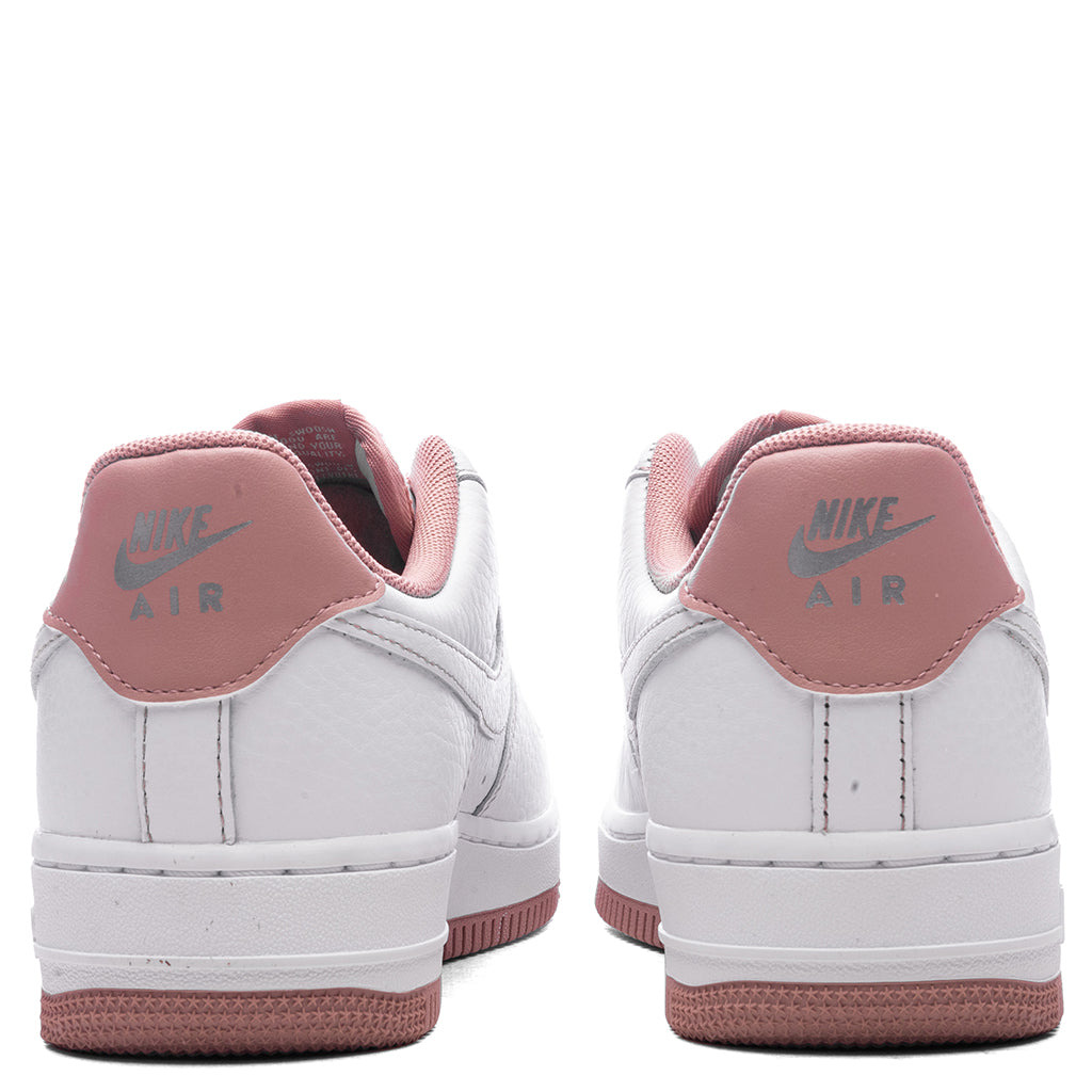 WOMEN'S AIR FORCE 1 '07 MINI JEWEL - WHITE/PARTICLE PINK/METALLIC SILVER - 4