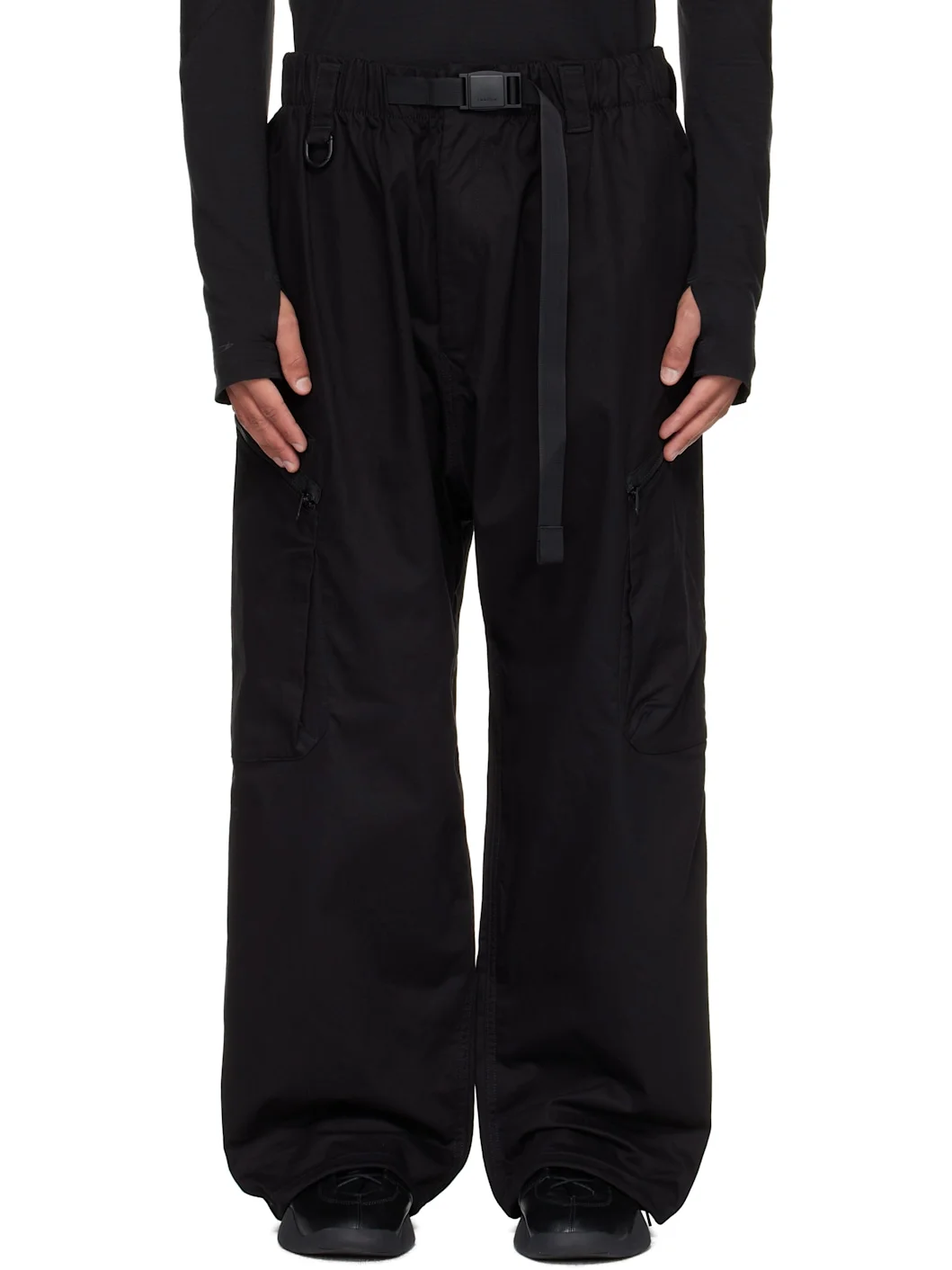 Black UT Twill Cargo Pants - 1