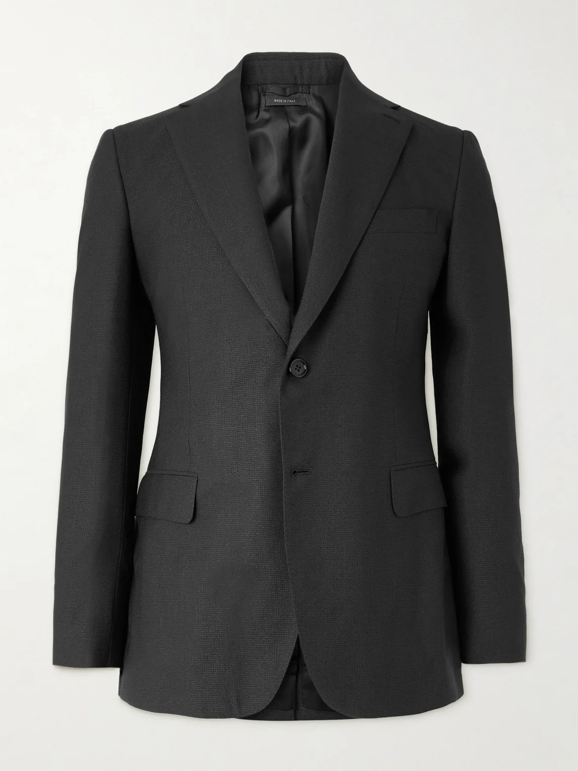 Trevi Slim-Fit Textured-Wool Suit Jacket - 1