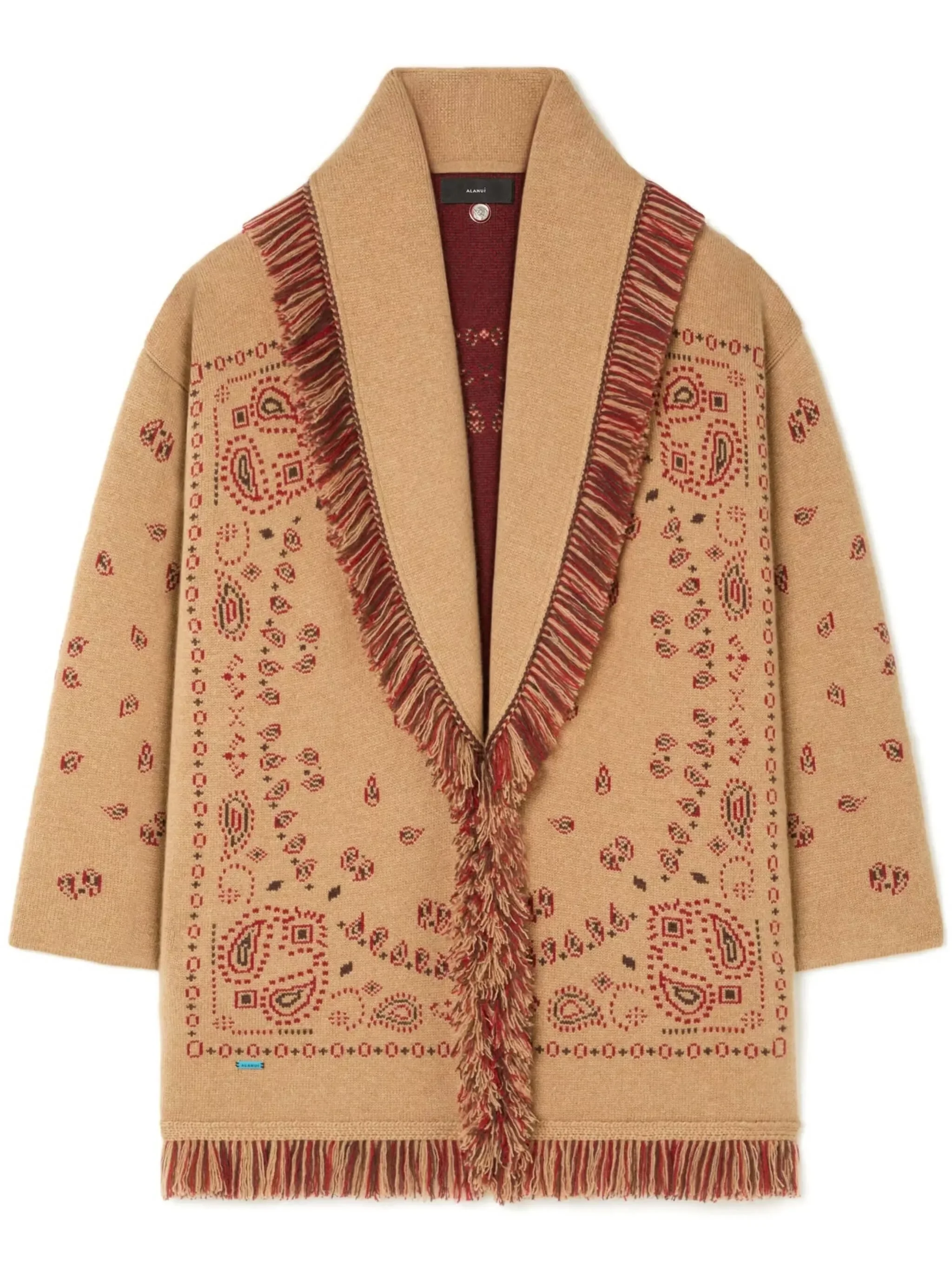 Bandana Jacquard Cardigan - 1