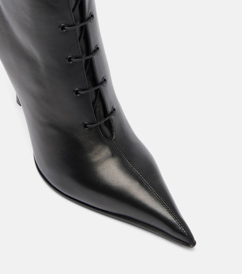 Leather ankle boots 5