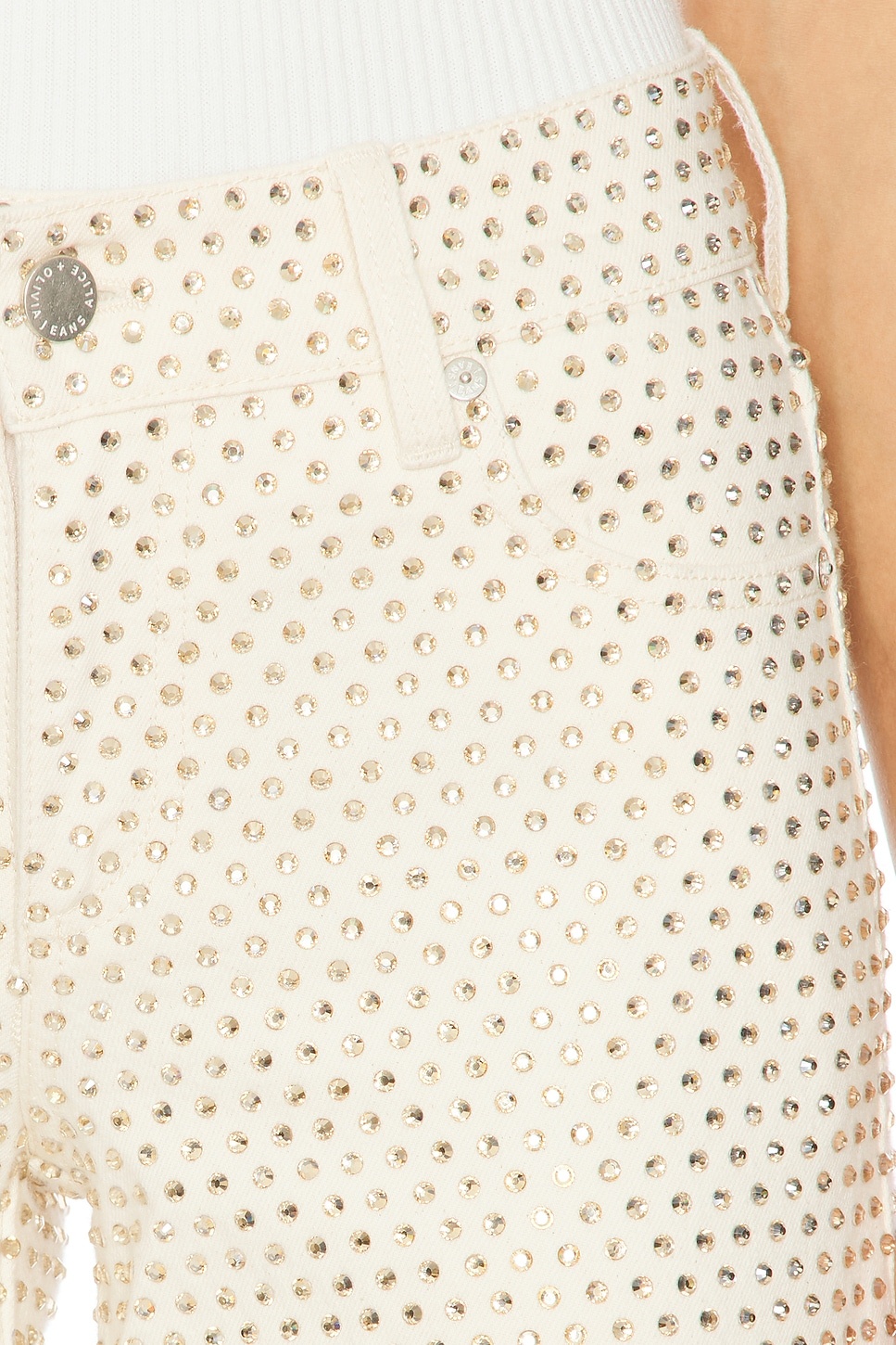 Trish Low Rise Embellished Baggy Jean - 6