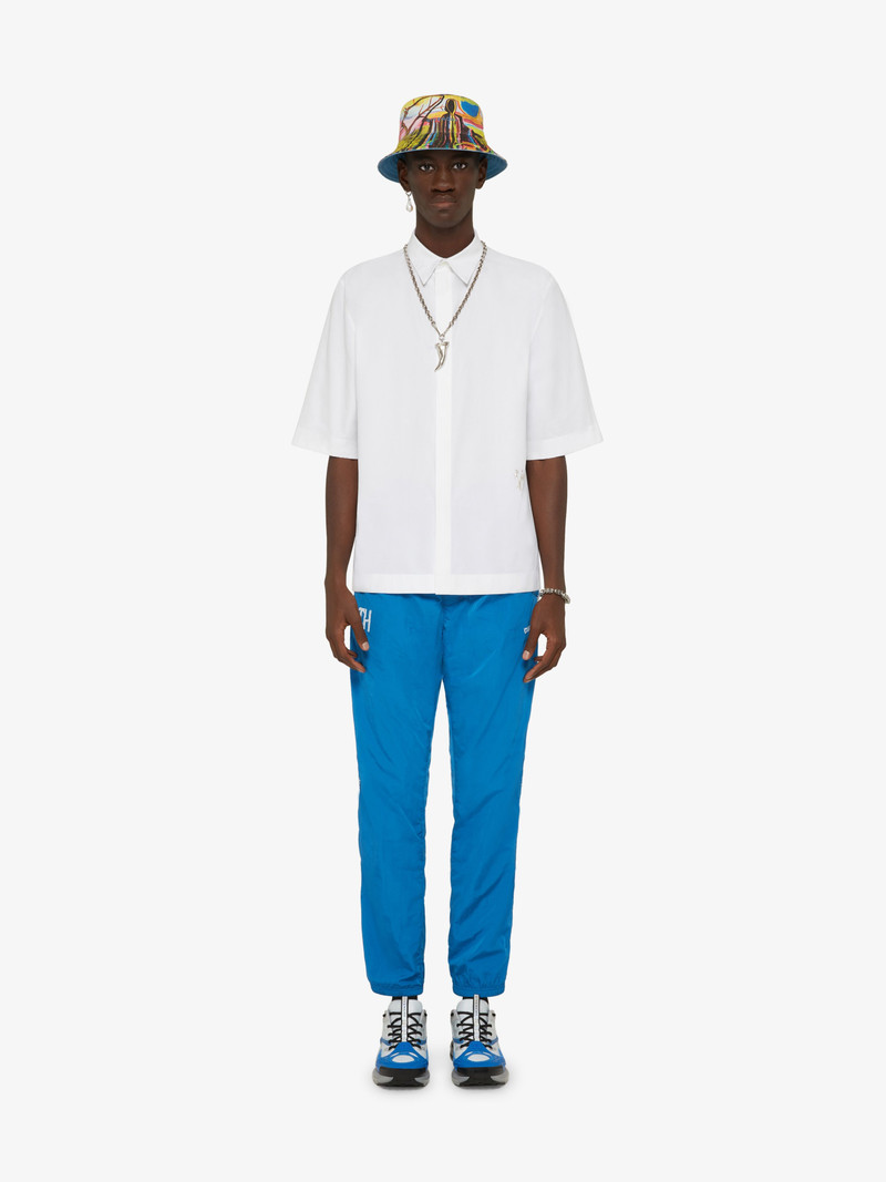 Givenchy SLIM FIT JOGGER PANTS IN GIVENCHY GOTH NYLON outlook