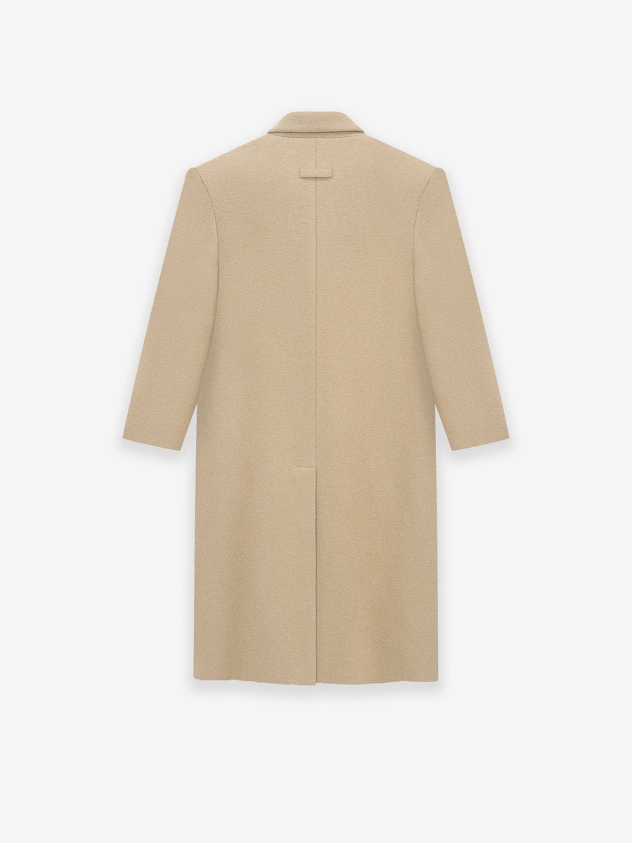 Boiled Wool Double Breasted Overcoat - 2