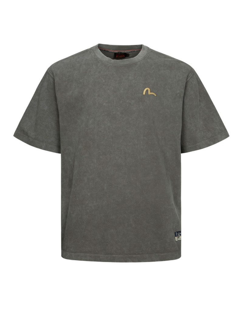 SEAGULL EMBROIDERY WASHED RELAX FIT T-SHIRT 11