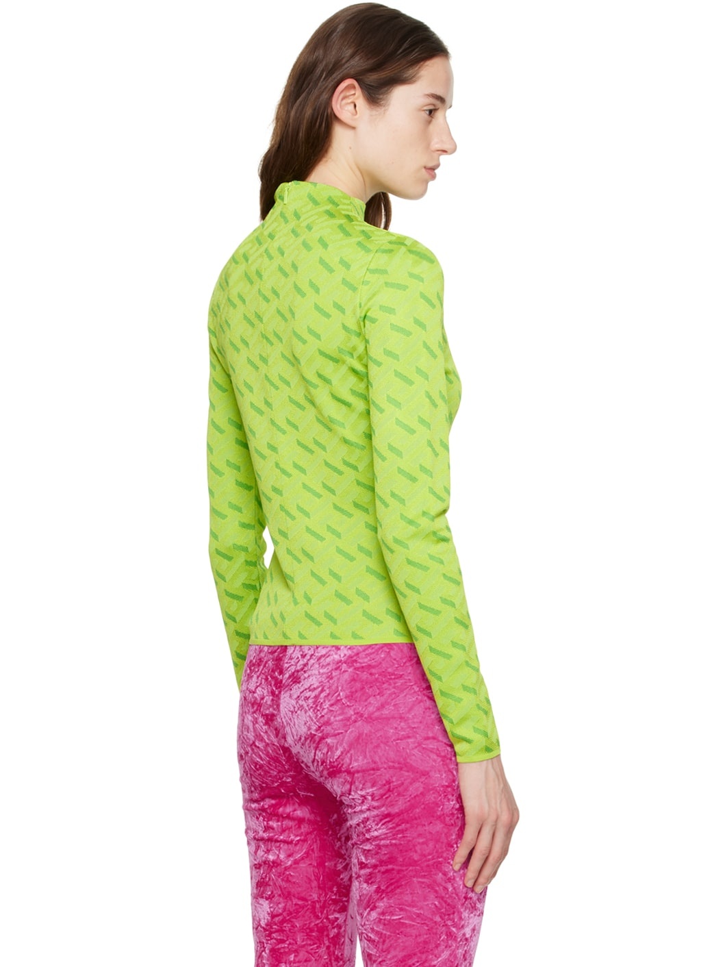 Green La Greca Sweater - 3