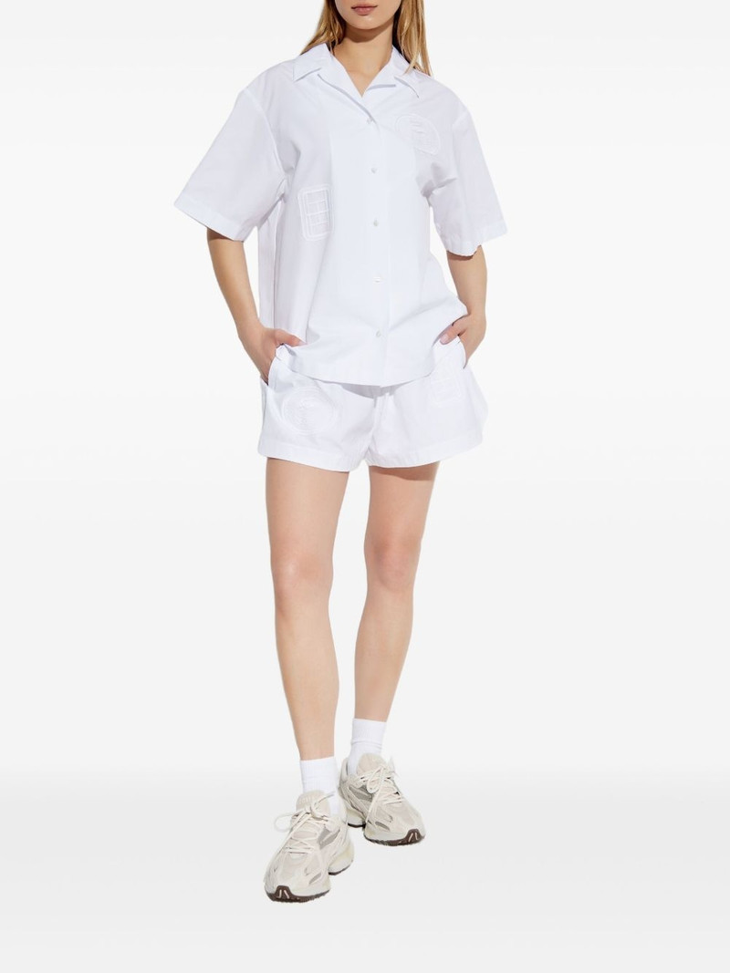 LACOSTE logo-patch shirt outlook