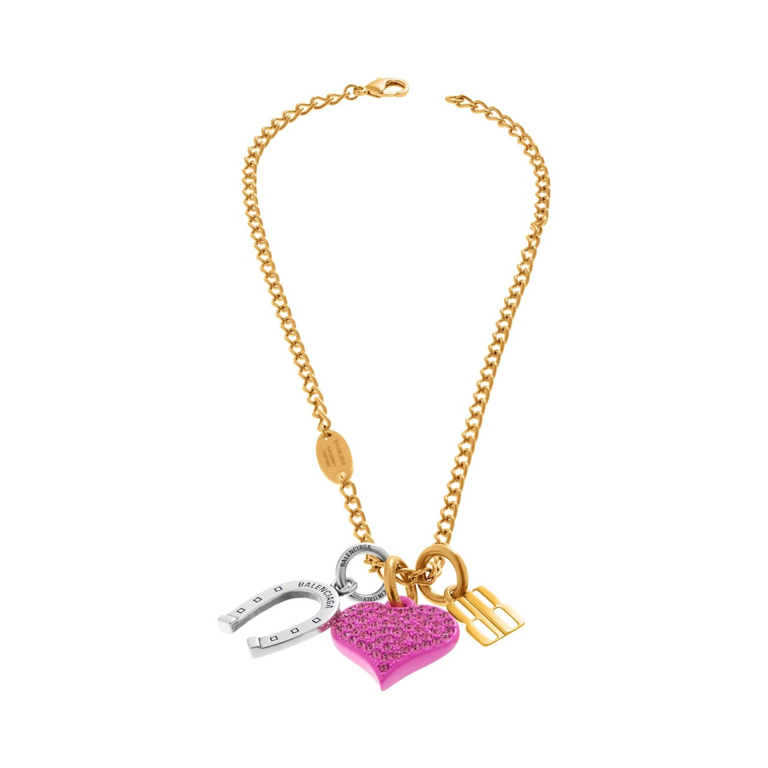Carousel Horseshoe Collector Necklace  in Multicolored - 2
