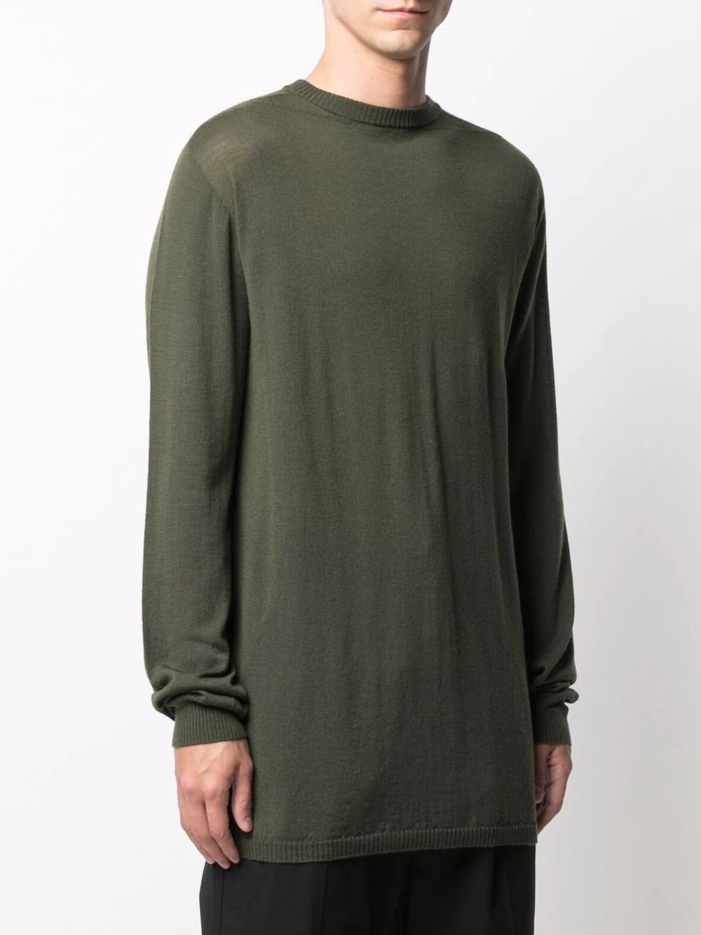 oversized round neck jumper - 3