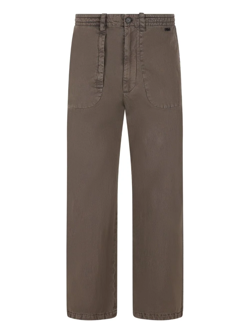 patch-pocket trousers - 1