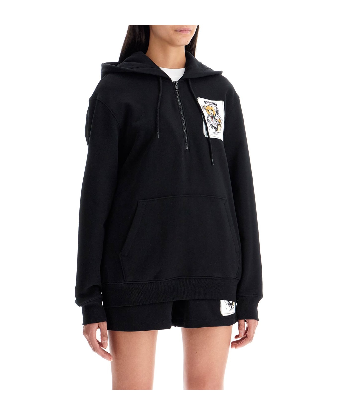 Logo Printed Zipped Hoodie - 2