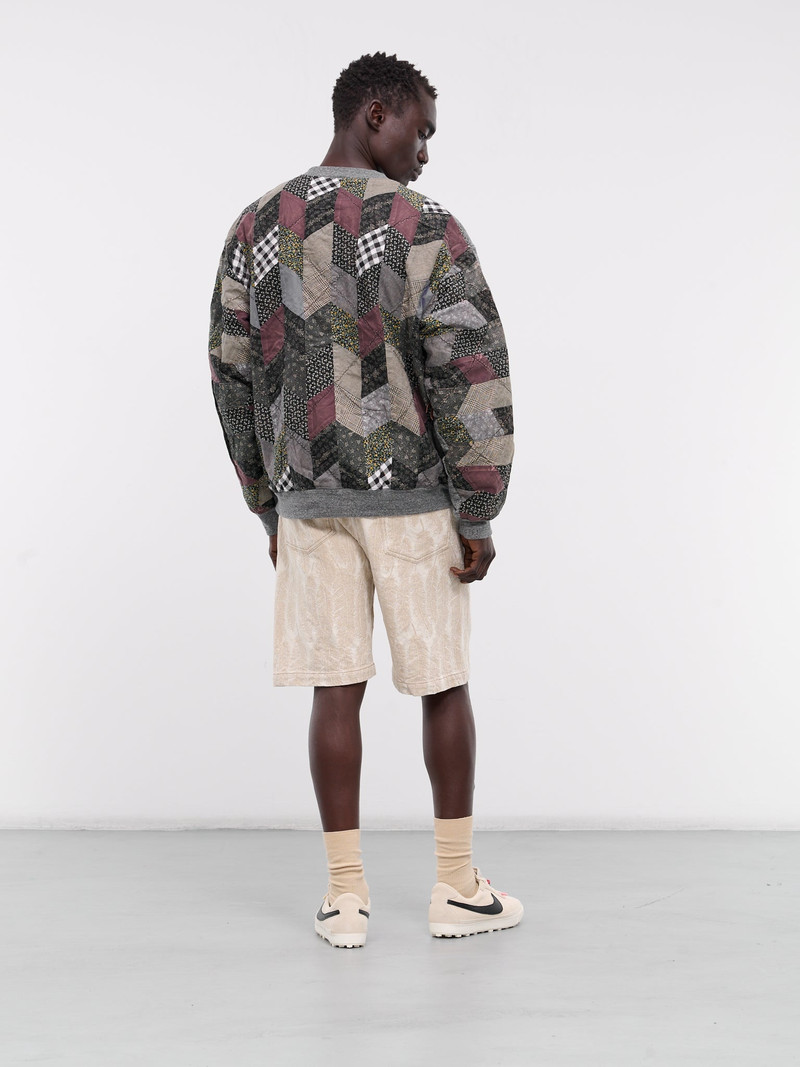 Kapital Yabane Quilted 2-Tone Sweater outlook