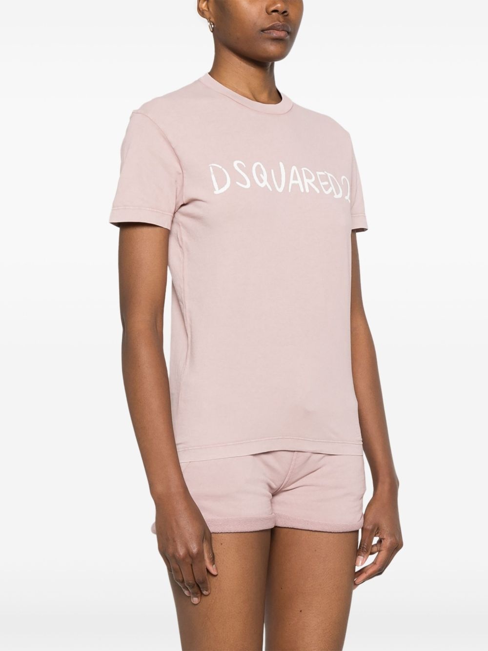 logo-print T-shirt - 3
