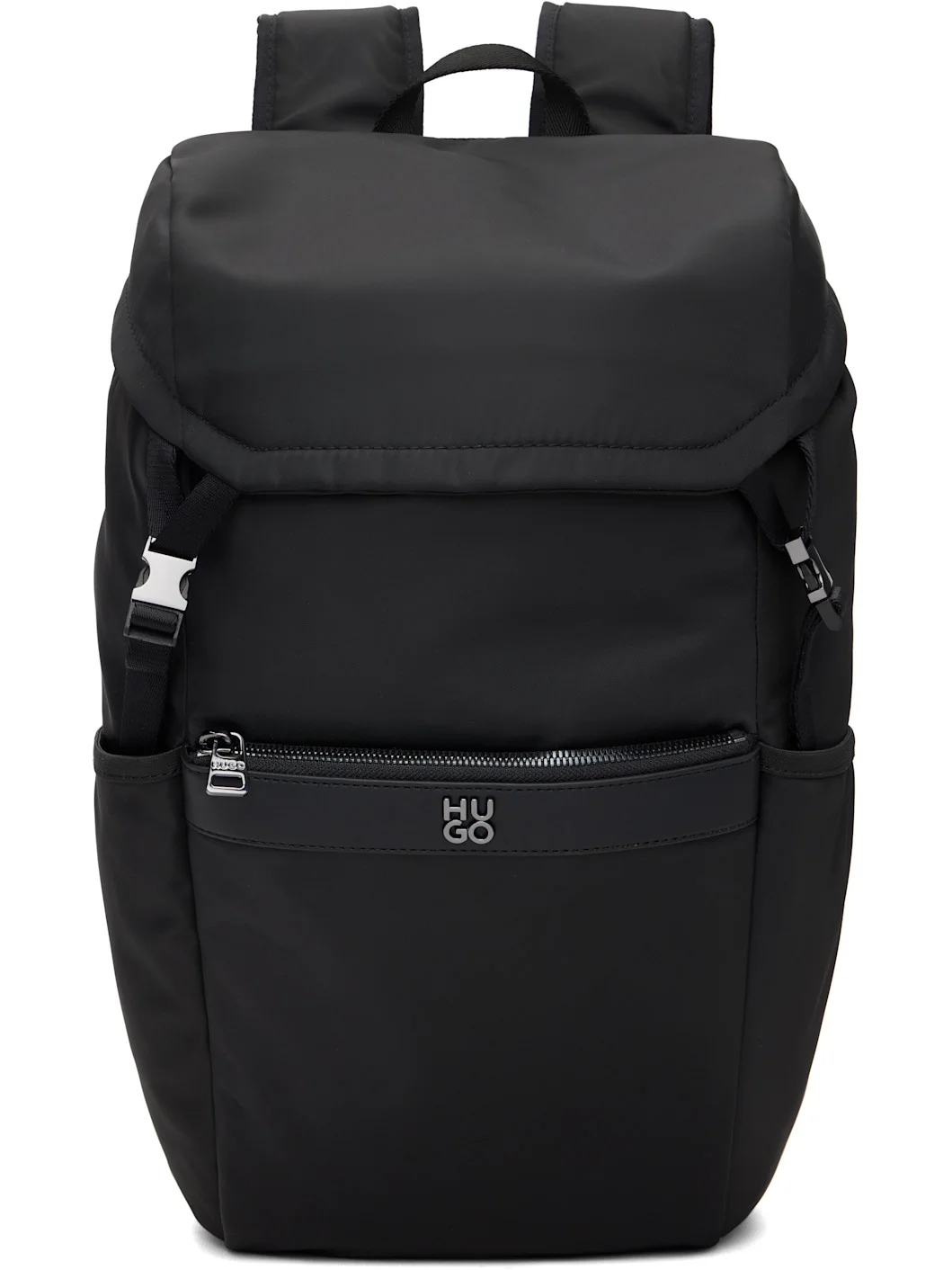 Black Twill Backpack - 1