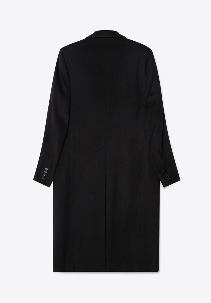 COAT 77 BLACK CLASSIC WOOL - 4