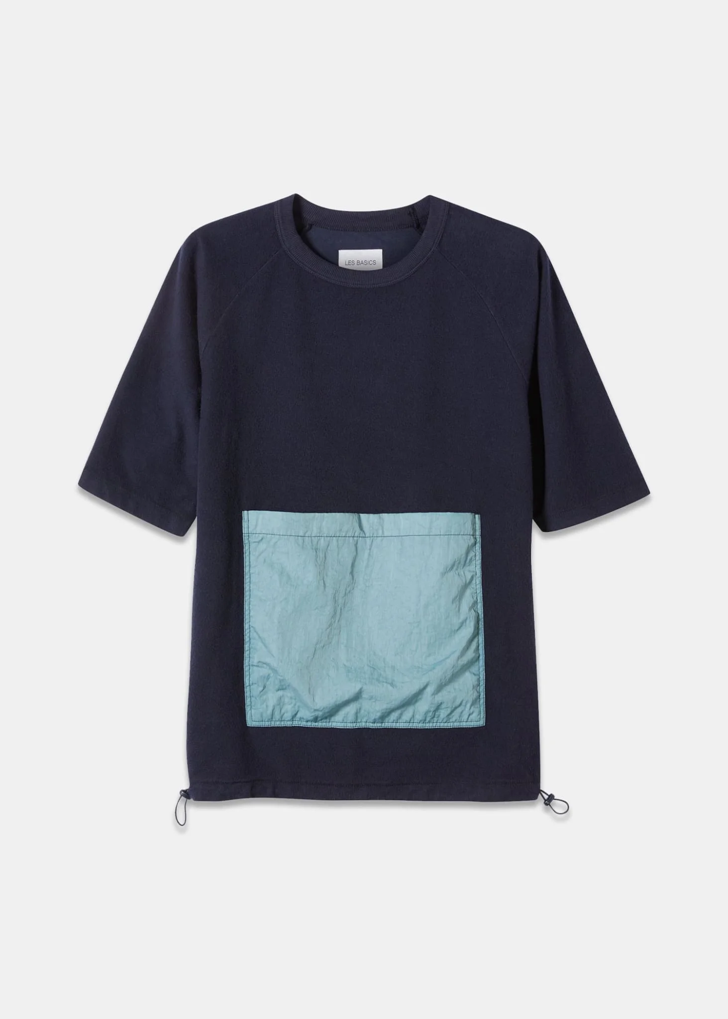 Men's Gloverall x Les Basics Short Sleeve Tee Navy - 1