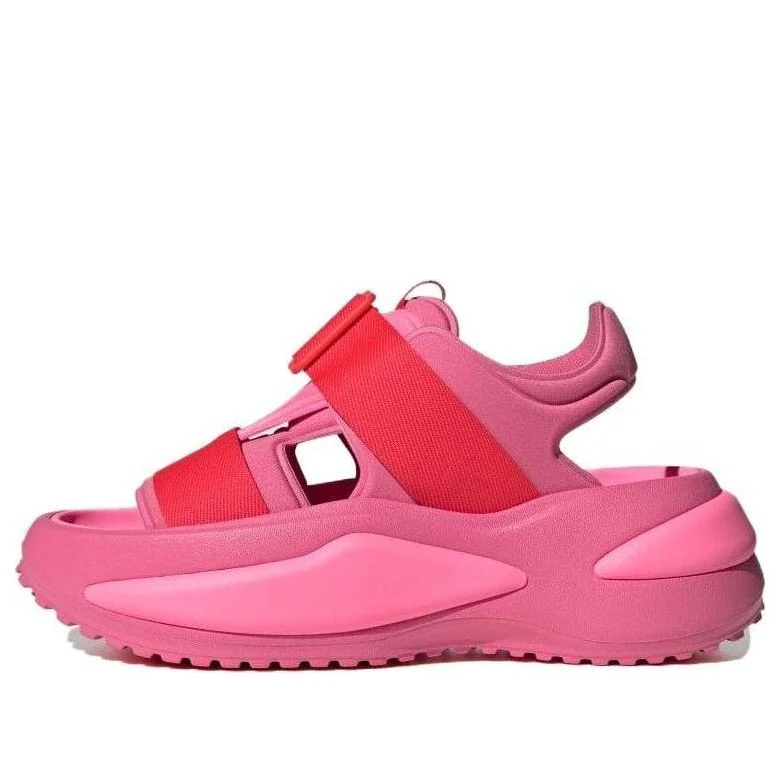 (WMNS) adidas Mehana Sandal 'Pink Fusion Bright Red' IF8182 - 1