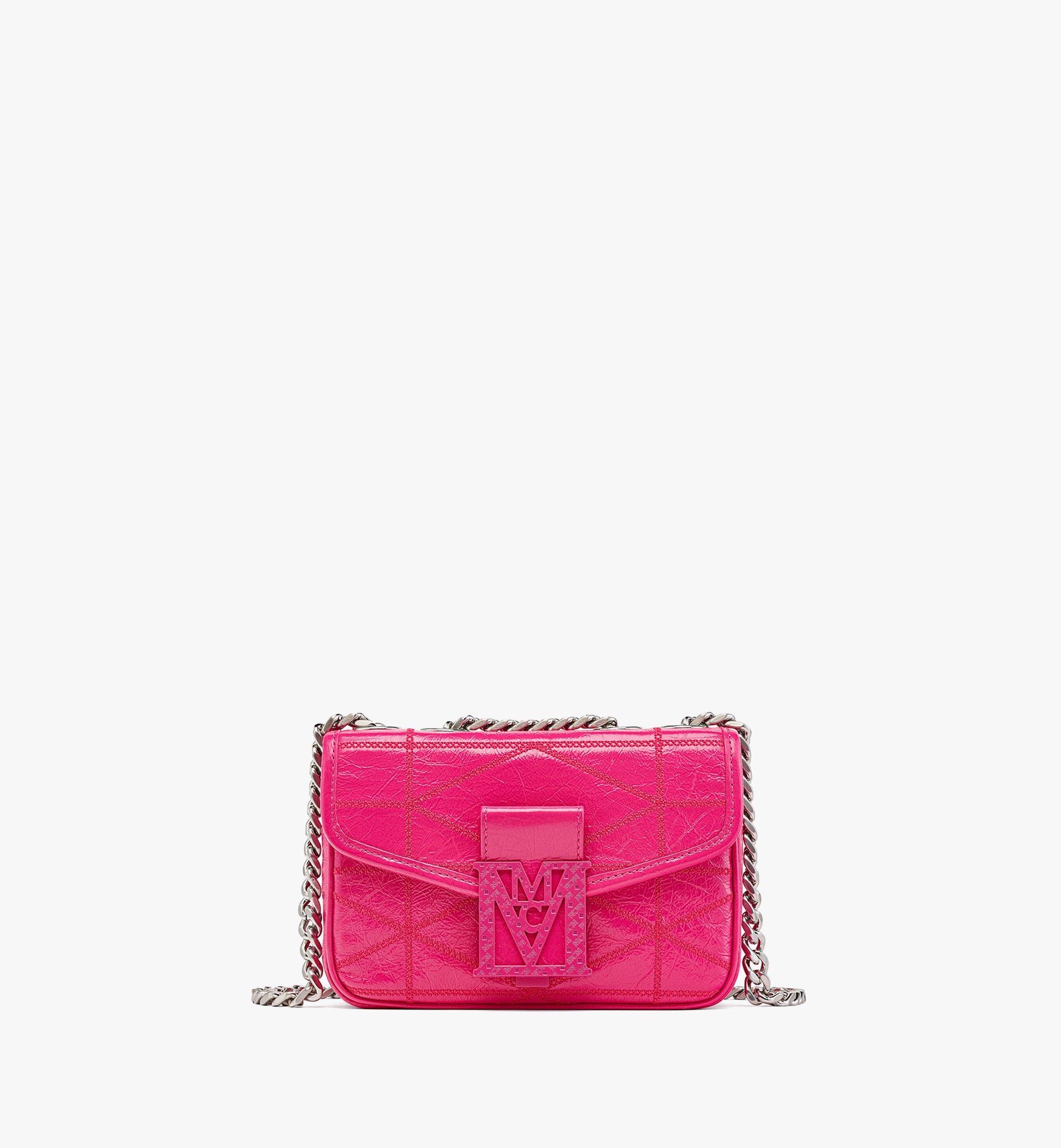 Travia Quilted Shoulder Bag in Crushed Leather - 1